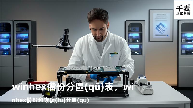 winhex備份分區(qū)表，winhex備份和恢復(fù)分區(qū)
