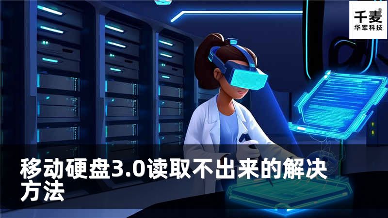 移動硬盤3.0讀取不出來的解決方法