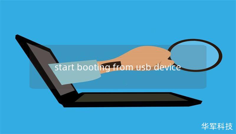 start booting from usb device